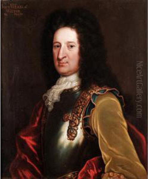 Portrait Of John, 6
Th
 Earl Of Wigton (1673-1743) Oil Painting by Williamson