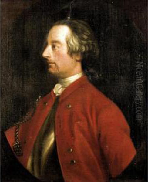 Portrait Of Hugh, 3
 Viscount Primrose , Lord Register Of Scotland Oil Painting by Williamson