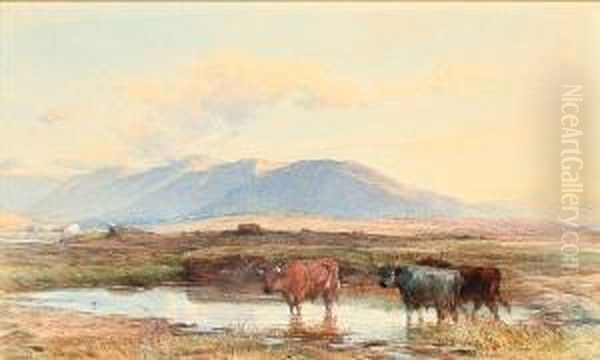 The Western Highlands Of Scotland Oil Painting by Henry Brittan Willis