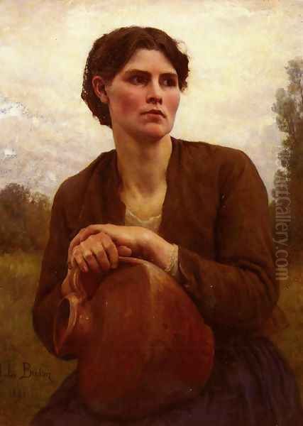 The Water Carrier Oil Painting by Jules Breton