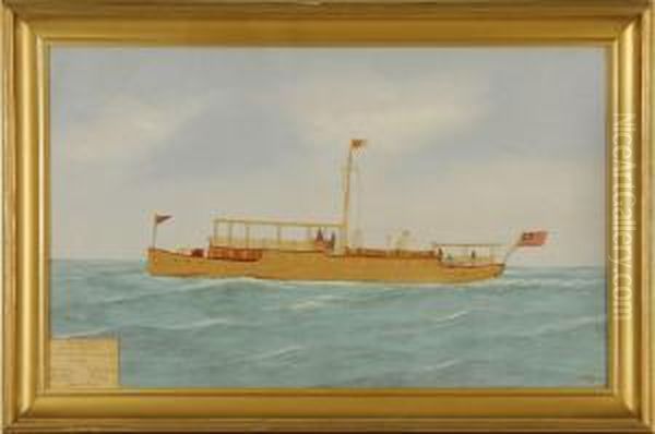 The Cruising Yacht 
Tuna Oil Painting by Thomas Willis