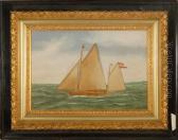 The Yacht Oil Painting by Thomas Willis