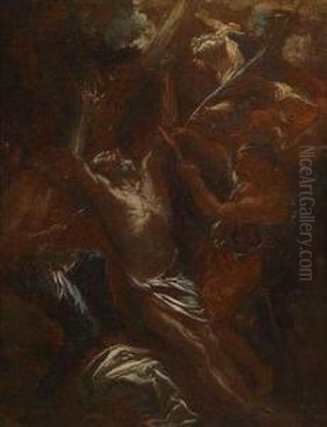 The Martyrdom Of The Apostlebartholomew Oil Painting by Michael Lukas Leo. Willmann