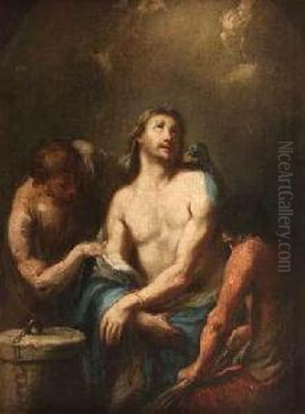 The Disrobing Of Christ Oil Painting by Michael Lukas Leo. Willmann