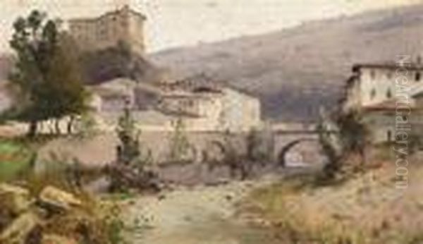 From South Tyrol Oil Painting by Ludwig Willroider