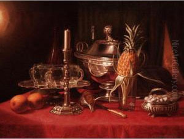 Still Life Oil Painting by Joseph Wilms