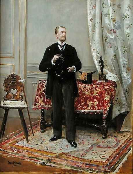 Edmond Taigny Oil Painting by Jean-Georges Beraud