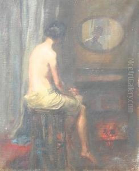 Life Study Oil Painting by Henry Mitton Wilson