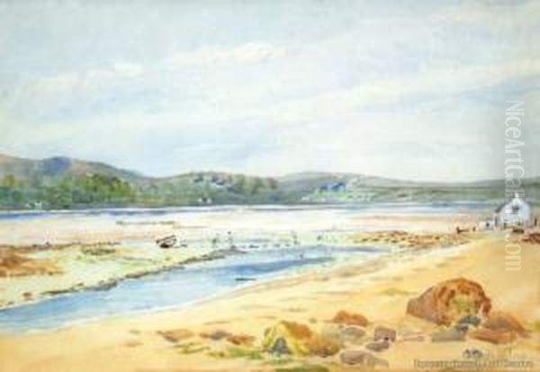 Coastal Scene, Anglesey, North Wales Oil Painting by Kate Wilson