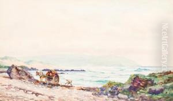 Rsw Macrihanish, North Oil Painting by Peter MacGregor Wilson