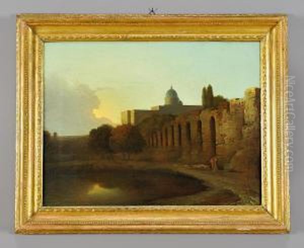 Alba A Roma Oil Painting by R. Wilson