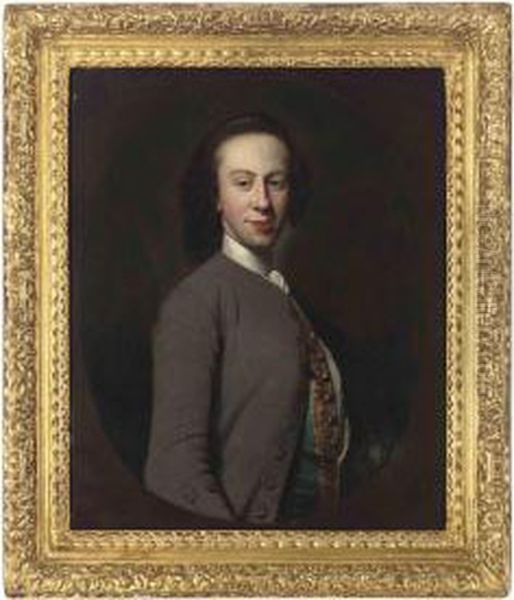 Portrait Of A Gentleman Oil Painting by Richard Wilson