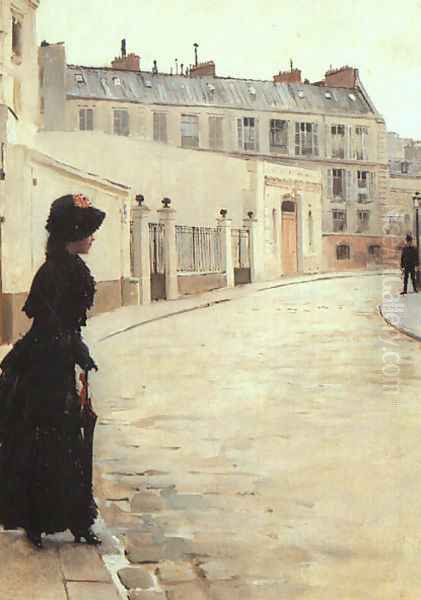 The Wait Oil Painting by Jean-Georges Beraud