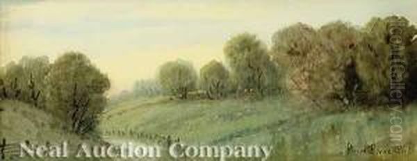 Countryroad In Kentucky Oil Painting by Robert Burns Wilson