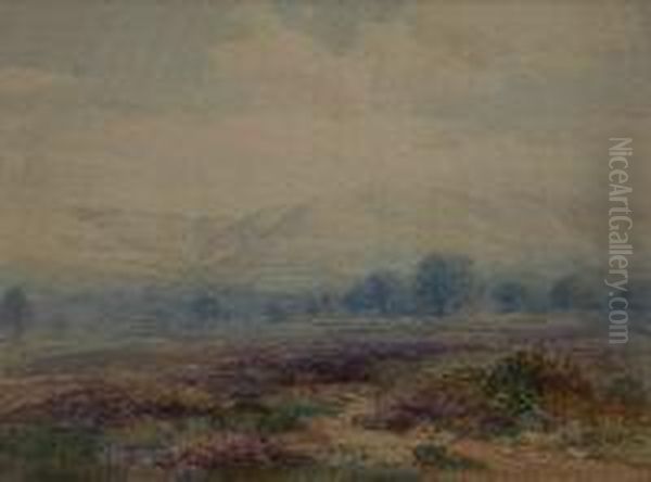 Triscombe Coombe, The Quantocks Oil Painting by Henry B. Wimbush