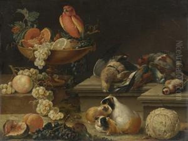 Still Life Oil Painting by Johann Amandus Winck