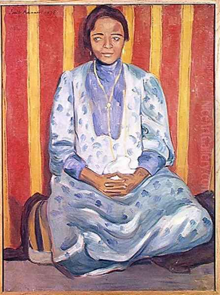 Study of a Mulatto Woman, 1895 Oil Painting by Emile Bernard