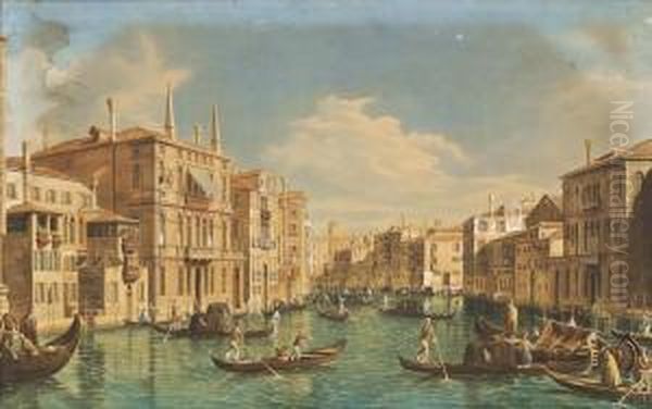 Isabella Harriet Wingfield On The Grand Canal, Venice Oil Painting by Isabella Harriet Wingfield