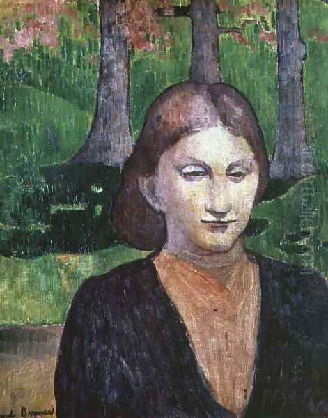 Portrait of My Sister Madeleine, 1888 Oil Painting by Emile Bernard