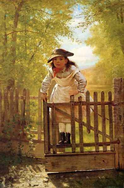 The Tomboy Oil Painting by John George Brown