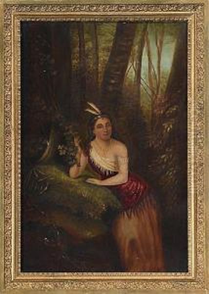 Pocahontas Oil Painting by George Winter