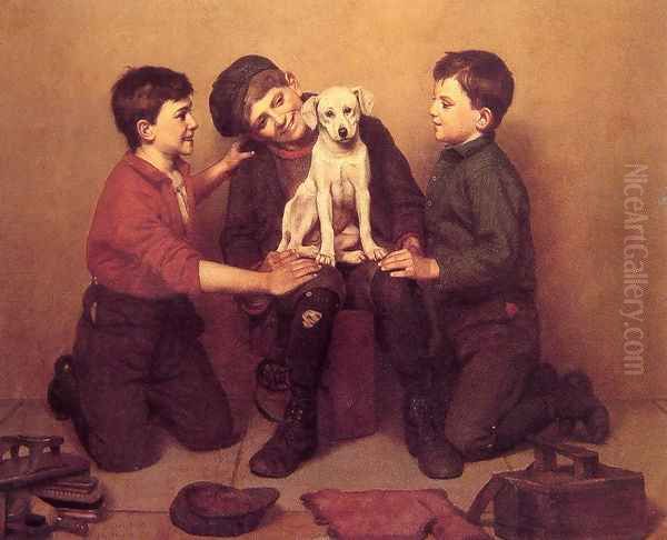 The Foundling Oil Painting by John George Brown