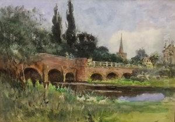 Godalming Oil Painting by William Tatton Winter