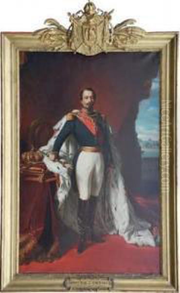 Portrait En Pied De L'empereur Napoleon Iii Oil Painting by Winterhalter