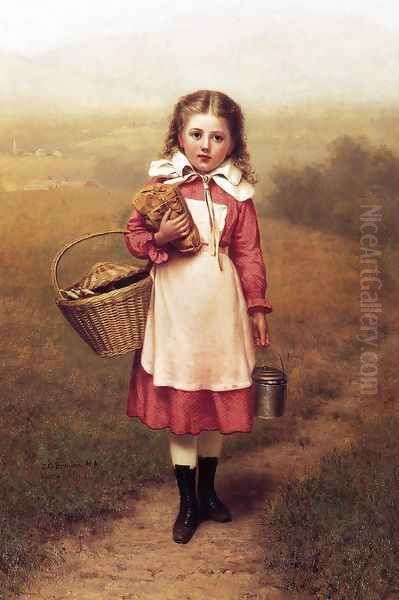 Returning Home Oil Painting by John George Brown