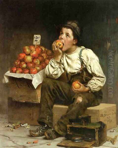 Eating the Profits Oil Painting by John George Brown