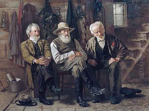 To Decide the Question Oil Painting by John George Brown