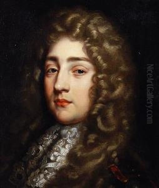 Portrait Of A Gentleman Oil Painting by William Wissing or Wissmig