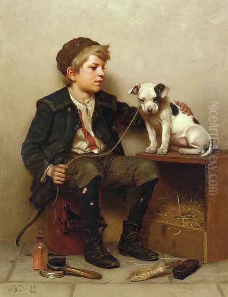 My Best Friend Oil Painting by John George Brown