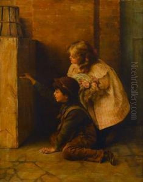 The Critic Oil Painting by Karl Karol Witkowski /