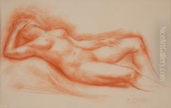 Nude Oil Painting by Robert Wlerick