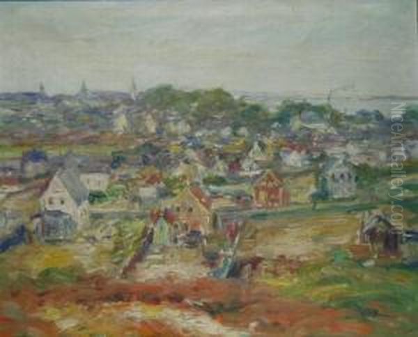 View Of Provincetown Oil Painting by Arthur William Woelfle