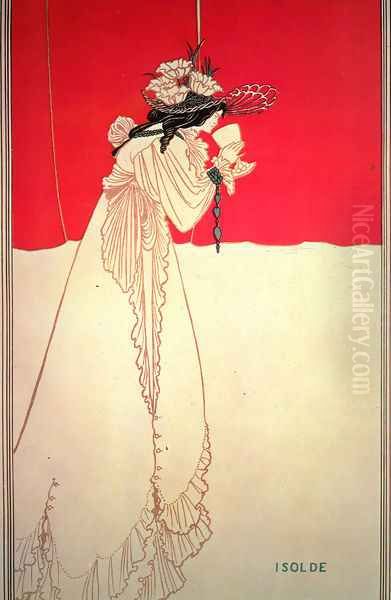 Isolde 1895 Oil Painting by Aubrey Vincent Beardsley