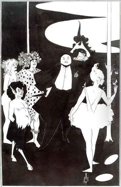 Design for the Frontispiece to 'Plays' by John Davidson Oil Painting by Aubrey Vincent Beardsley