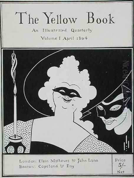 Frontispiece for 'The Yellow Book: An Illustrated Quarterly', Volume I, April 1894 Oil Painting by Aubrey Vincent Beardsley