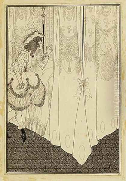 Dream Oil Painting by Aubrey Vincent Beardsley