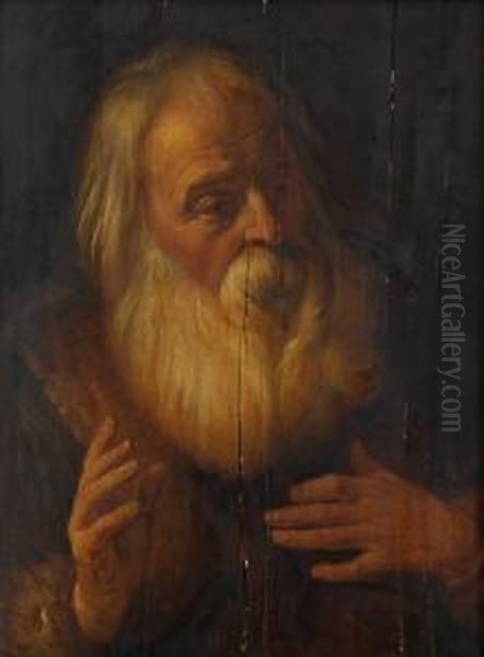 Male Saint Oil Painting by Artus Wollfort