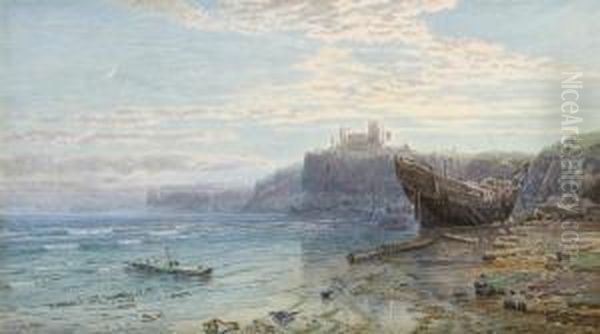 After The Storm, Whitby Oil Painting by George Wolfe