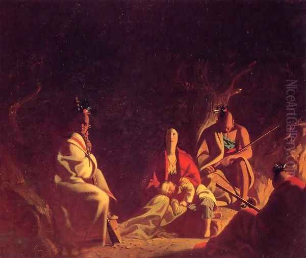 Captured by Indians Oil Painting by George Caleb Bingham