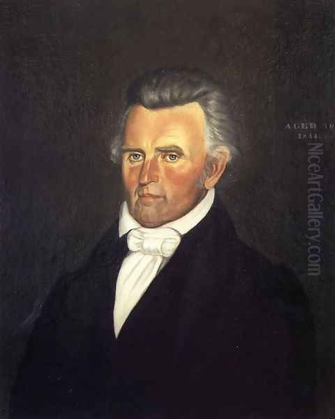 Dr. John Sappington Oil Painting by George Caleb Bingham