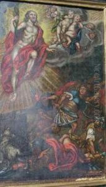 Auferstehung Christi Oil Painting by Georg Andreas I Wolfgang