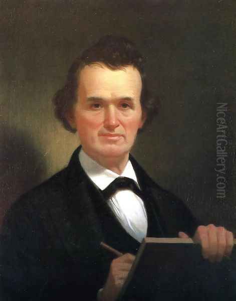 Self Portrait I Oil Painting by George Caleb Bingham