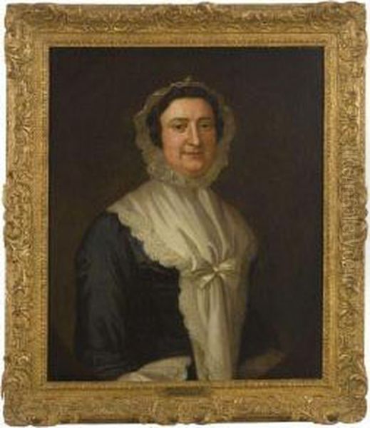 Mrs. Pontius Stelle Oil Painting by John Ii Wollaston