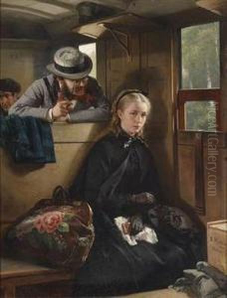 The Irritating Gentleman Oil Painting by Berthold Woltze