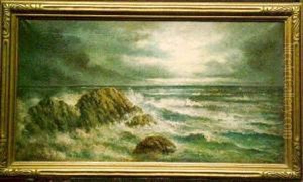 Seascape Oil Painting by Alexander M. Wood