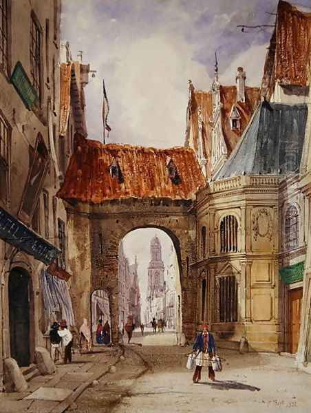 Antwerp Oil Painting by Thomas Shotter Boys